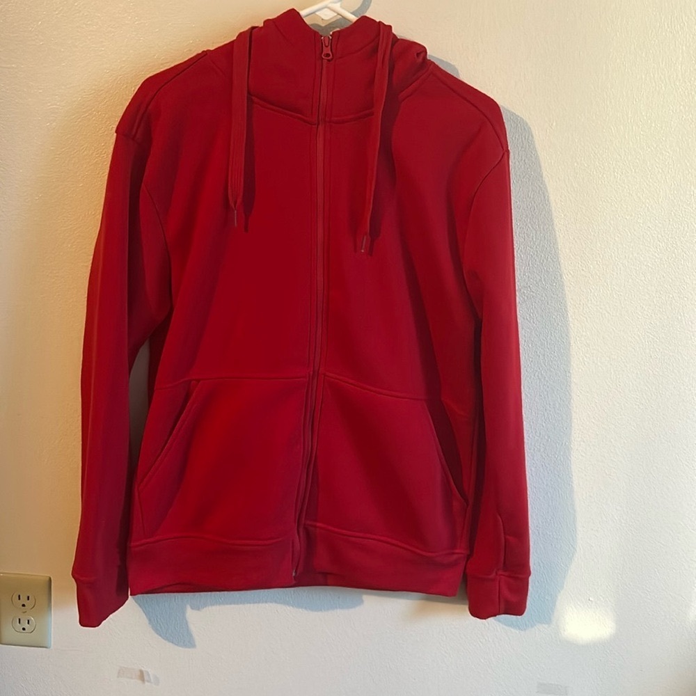Mint Condition Riflessi Red Cotton/Poly Full Zipper 2 Pocket Hoodie Sweatshirt